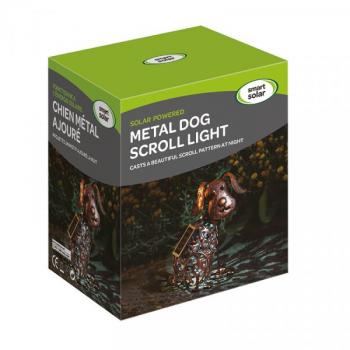 Preview: Solarleuchte Silhouette Hund 22 cm